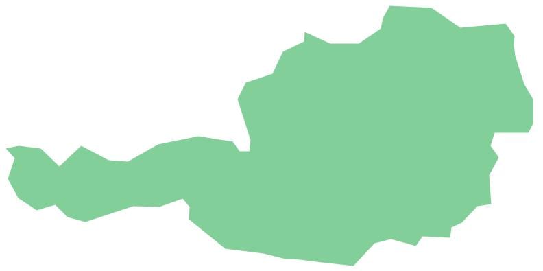 النمسا ناقلات خريطة