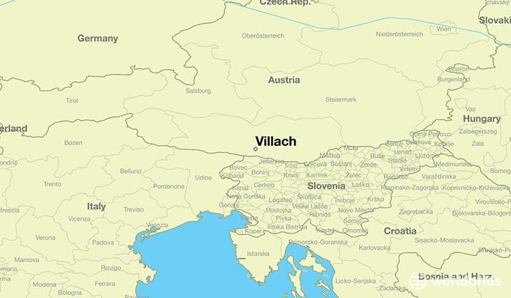 خريطة villach austria