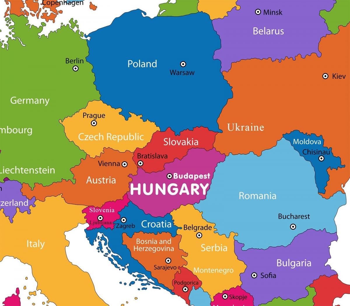 النمسا خريطة العالم خريطة