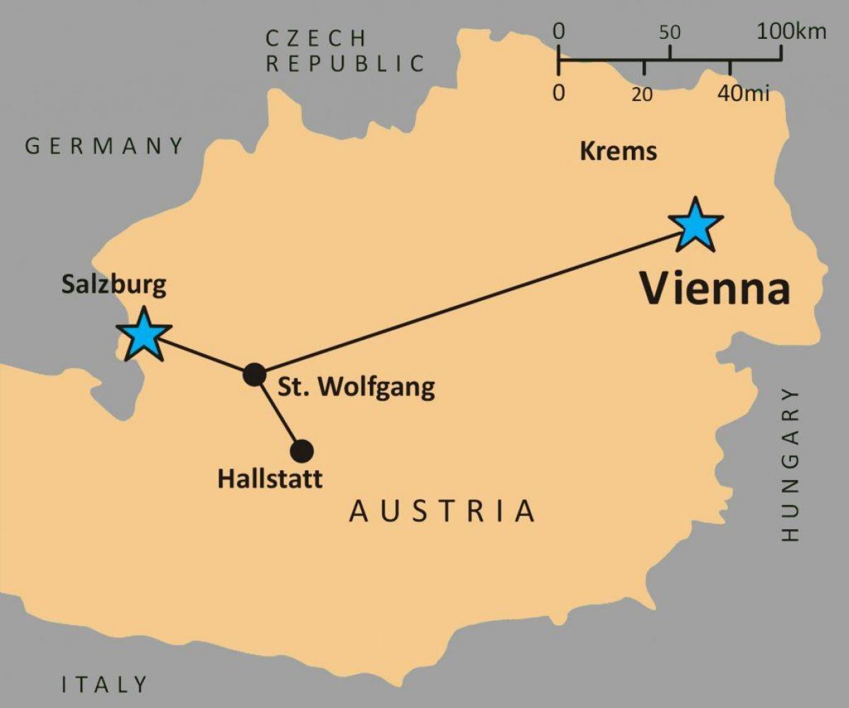 خريطة النمسا هالشتات 